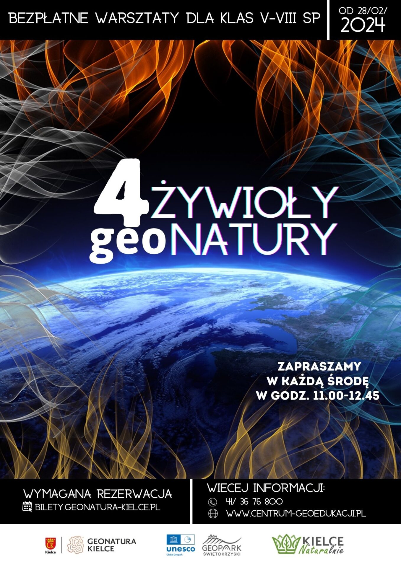 4 ŻYWIOŁY geoNATURY – nowe zajęcia warsztatowe : Geonatura Kielce – Strona  Główne